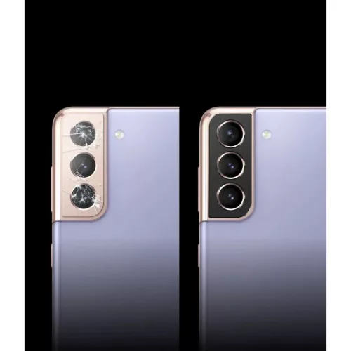 Ringke hátlapi kameralencse védő keret Samsung S21+ fekete (ACCS001-8809785455942 5 kép