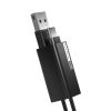 Baseus Pedant TF / MicroSD memóriakártya olvasó fekete 2in1-6953156278523 2 kép