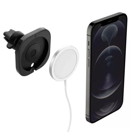 Spigen Magfit Apple Magsafe Autós Tartó Szellőzőre Fekete (ACP0279-8809756645839 7 kép
