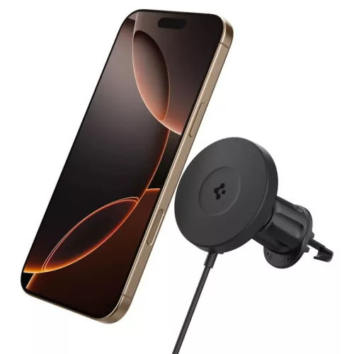 Spigen OneTap Pro 4 MagSafe autós telefontartó töltő, fekete Qi2 1-8809971233958 9 kép