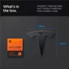 Spigen Tesla Front Emblem Logo Full Cover fekete – Tesla Model 3 202-8809971233996 5 kép
