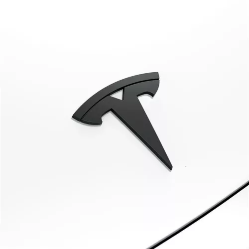 Spigen Tesla Front Emblem Logo Full Cover fekete – Tesla Model 3 202-8809971233996 6 kép