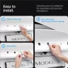 Spigen Tesla hátsó embléma logó teljes borítás fekete – Tesla -8809971234016 4 kép