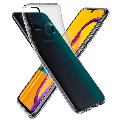 Spigen Liquid Crystal tok Samsung M21 Crystal Clear-8809685623502 5 kép