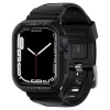 Apple Watch 4 / 5 / 6 / 7 / 8 / SE (40 / 41 mm) Spigen Rugged Armor Pro szíj és tok fekete