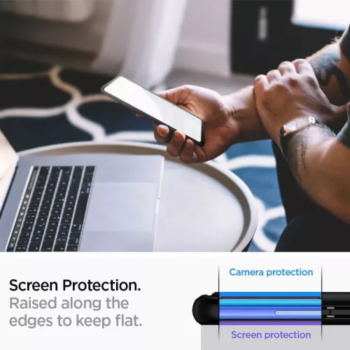 Xiaomi Pocophone X2/Redmi K30 matt fekete tok Spigen Rugged Armor-8809685625605 4 kép