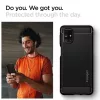 Samsung Galaxy M31s Spigen Rugged Armor tok matt fekete (ACS01459)-8809710754409 5 kép