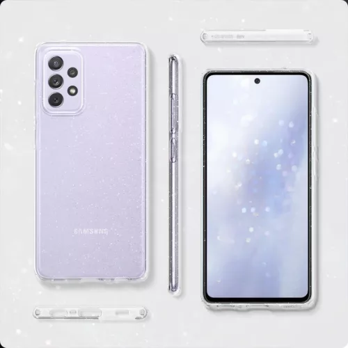 Samsung A72 tok Spigen Liquid Crystal Glitter Clear (ACS02326)-8809756641879 6 kép