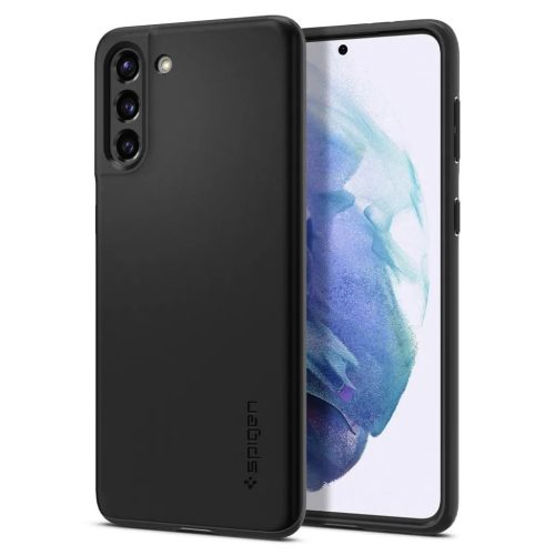Samsung S21+ Plus Spigen Thin Fit ultravékony tok fekete (ACS02382)-8809756642302 1 kép