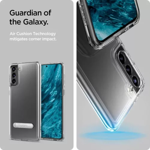 Samsung S21+ Plus Spigen hybrid ''S'' tok kihajtható támasszal Cryst-8809756642371 3 kép