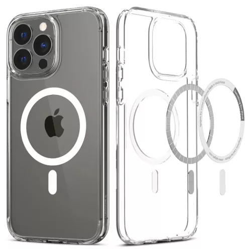 iPhone 13 Pro Max Spigen Ultra Hybrid MagSafe tok átettsző, fehér g-8809756649578 9 kép
