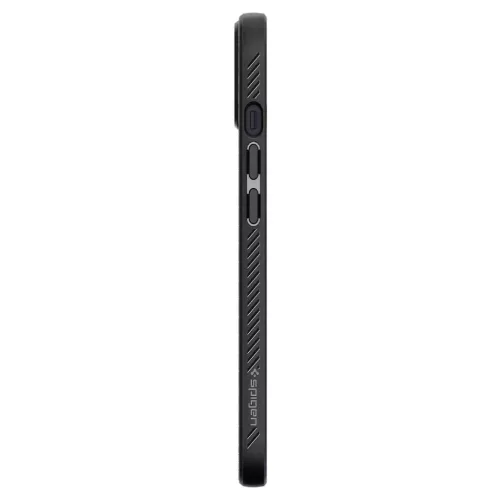 iPhone 13 mini Spigen Liquid Air flexibilis TPU gél tok matt fekete-8809811850635 3 kép