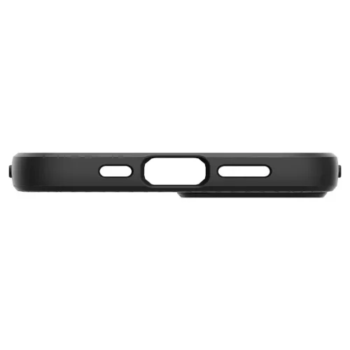 iPhone 13 mini Spigen Liquid Air flexibilis TPU gél tok matt fekete-8809811850635 5 kép
