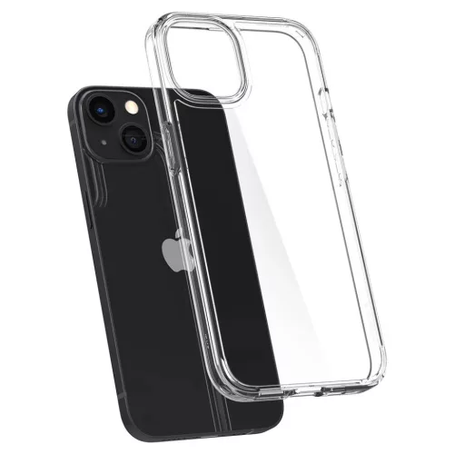 iPhone 13 Spigen Ultra Hybrid tok Crystal Clear-8809811852202 5 kép