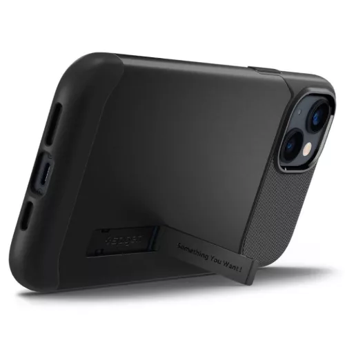 iPhone 14 Spigen Slim Armor tok fekete (ACS04683)-8809811862379 4 kép