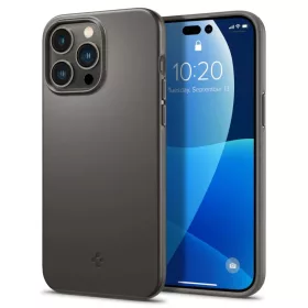iPhone 14 Pro Max Spigen Thin Fit ultravékony tok Gunmetal (ACS04767)-8809811863000 3 kép