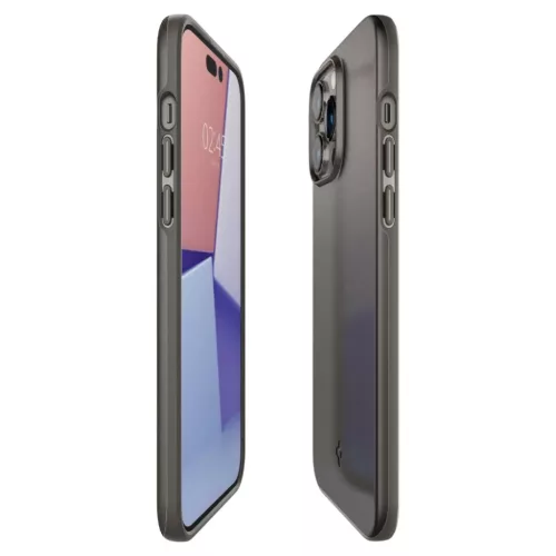 iPhone 14 Pro Max Spigen Thin Fit ultravékony tok Gunmetal (ACS04767)-8809811863000 5 kép