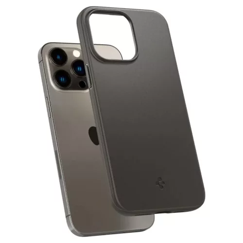 iPhone 14 Pro Max Spigen Thin Fit ultravékony tok Gunmetal (ACS04767)-8809811863000 8 kép