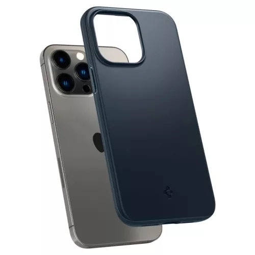 iPhone 14 Pro Max Spigen Thin Fit ultravékony tok Metal Slate (ACS047-8809811863017 8 kép