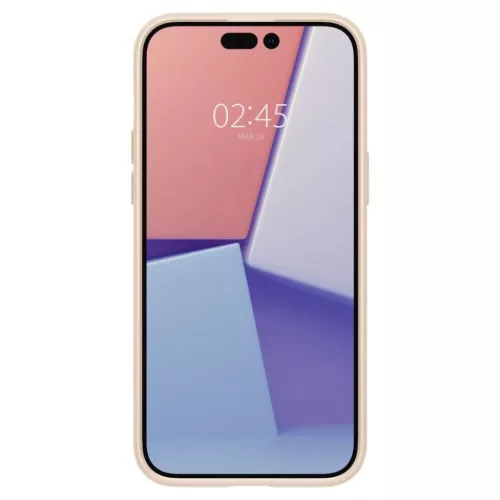 iPhone 14 Pro Max Spigen Thin Fit ultravékony tok homokszínű (ACS04-8809811863031 3 kép