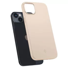 iPhone 14 Plus Spigen Thin Fit ultravékony tok homokszínű (ACS04778-8809811863116 1 kép