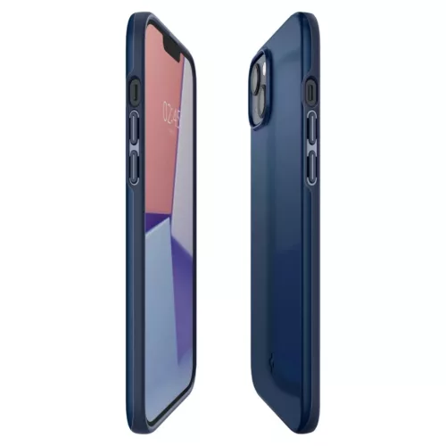 iPhone 14 Spigen Thin Fit ultravékony tok tengerészkék (ACS04790)-8809811863239 7 kép
