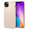iPhone 14 Spigen Thin Fit ultravékony tok homokszínű (ACS04793)-8809811863260 9 kép