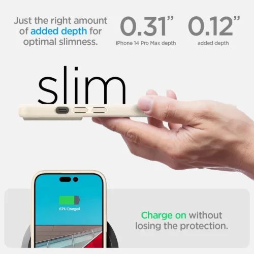 iPhone 14 Pro Max Spigen Ultra Hybrid tok homokszínű (ACS04819)-8809811863505 1 kép