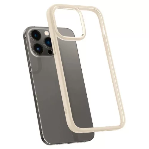 iPhone 14 Pro Max Spigen Ultra Hybrid tok homokszínű (ACS04819)-8809811863505 7 kép