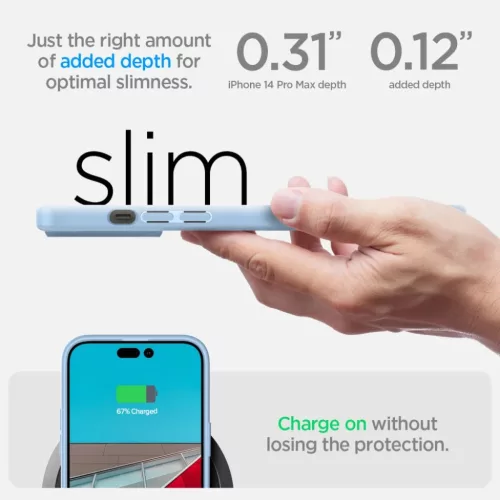 iPhone 14 Pro Max Spigen Ultra Hybrid tok Sierra kék (ACS04820)-8809811863512 4 kép