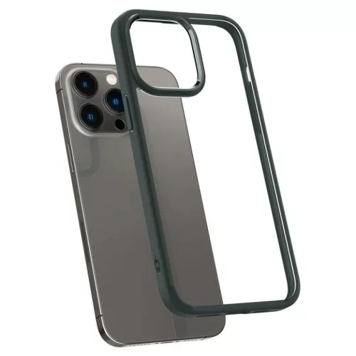 iPhone 14 Pro Max Spigen Ultra Hybrid tok Abyss zöld (ACS04821)-8809811863529 8 kép