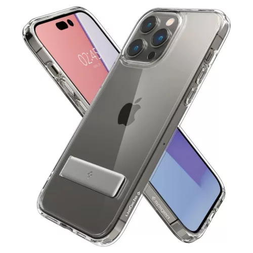 iPhone 14 Pro Max Spigen Ultra Hybrid ''S'' tok Crystal Clear (ACS0482-8809811863604 2 kép