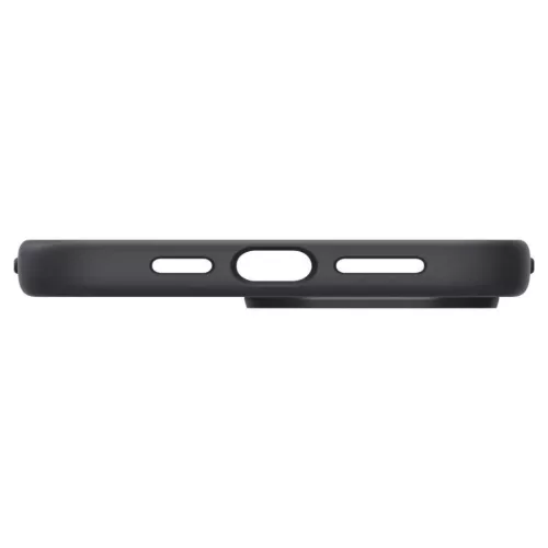 iPhone 14 Pro Max Spigen Silicone Fit MagSafe-kompatibilis tok fekete -8809811863772 4 kép