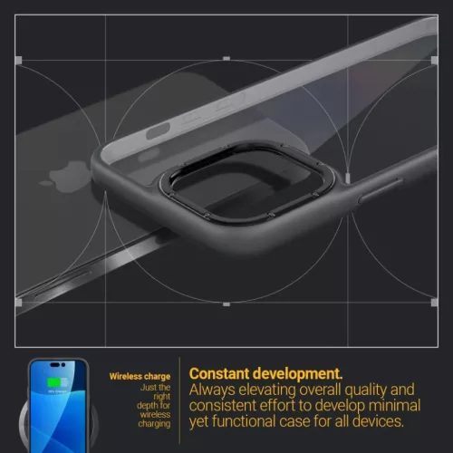 iPhone 14 Pro Max Caseology Skyfall tok matt fekete-810083831381 9 kép