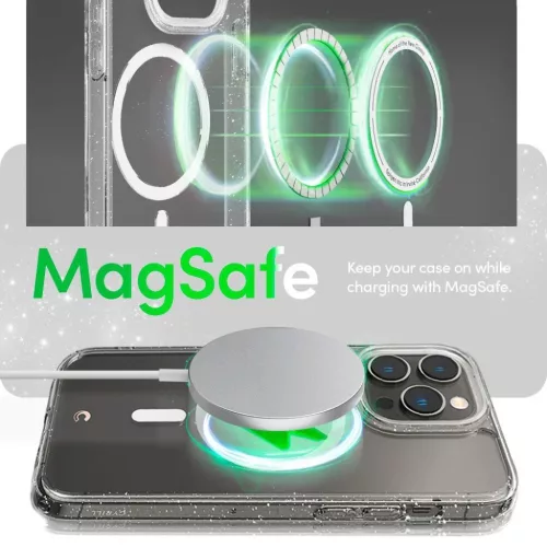 iPhone 14 Pro Max Spigen Cyrill Shine MagSafe-kompatibilis Glitter Cle-8809811863888 9 kép
