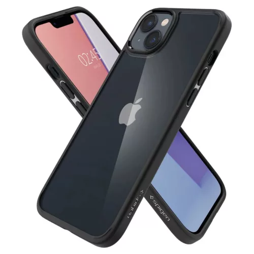 iPhone 14 Plus Spigen Ultra Hybrid tok matt fekete (ACS04895)-8809811864083 4 kép