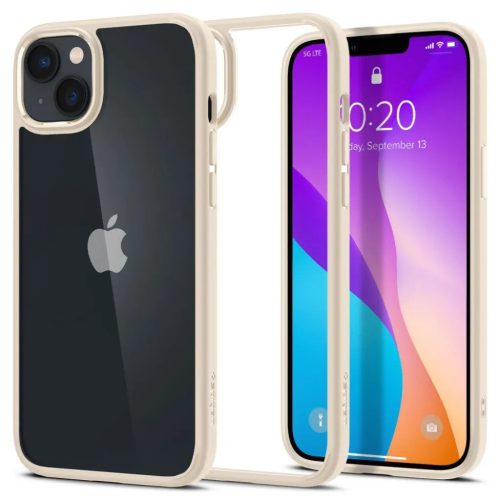 iPhone 14 Plus Spigen Ultra Hybrid tok homokszínű (ACS04898)-8809811864113 8 kép