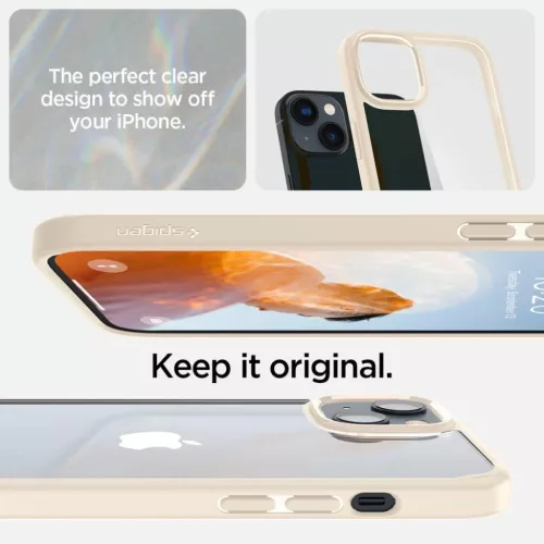 iPhone 14 Plus Spigen Ultra Hybrid tok homokszínű (ACS04898)-8809811864113 7 kép