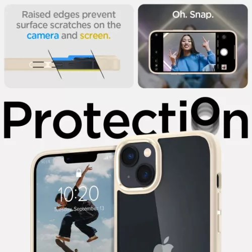 iPhone 14 Plus Spigen Ultra Hybrid tok homokszínű (ACS04898)-8809811864113 9 kép