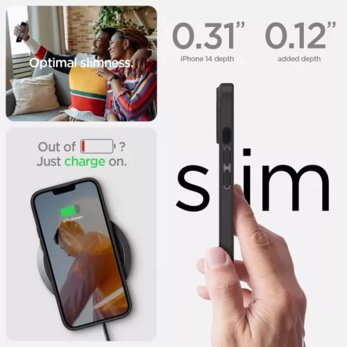 iPhone 14 Plus Spigen Ultra Hybrid tok Frost Black (ACS04901)-8809811864144 7 kép