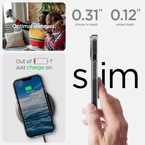 iPhone 14 Plus Spigen Ultra Hybrid MagSafe tok fekete (ACS04903)-8809811864168 2 kép