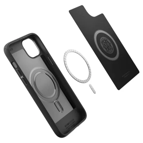iPhone 14 Plus Spigen Mag Armor MagSafe tok matt fekete (ACS04918)-8809811864311 2 kép