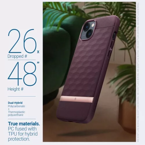 iPhone 14 Plus Caseology Parallax Mag Magsafe kompatibilis tok Burgund-810083831619 8 kép