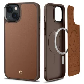 iPhone 14 Plus Spigen Cyrill Kajuk MagSafe-kompatibilis bőrtok barna -8809811864441 1 kép