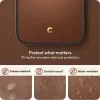 iPhone 14 Plus Spigen Cyrill Kajuk MagSafe-kompatibilis bőrtok barna -8809811864441 10 kép