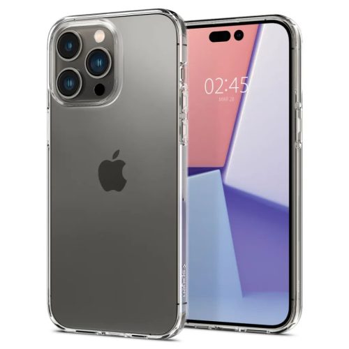 iPhone 14 Pro Spigen Liquid Crystal tok Crystal Clear (ACS04953)-8809811864502 7 kép