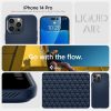 iPhone 14 Pro Spigen Liquid Air flexibilis TPU gél tok tengerészkék-8809811864557 9 kép