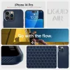 iPhone 14 Pro Spigen Liquid Air flexibilis TPU gél tok tengerészkék-8809811864557 9 kép