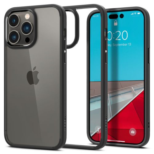 iPhone 14 Pro Spigen Ultra Hybrid tok matt fekete (ACS04961)-8809811864588 6 kép