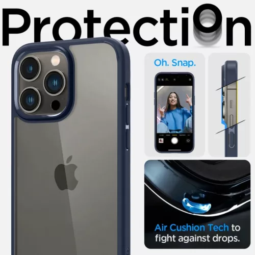 iPhone 14 Pro Spigen Ultra Hybrid tok tengerészkék (ACS04962)-8809811864595 3 kép